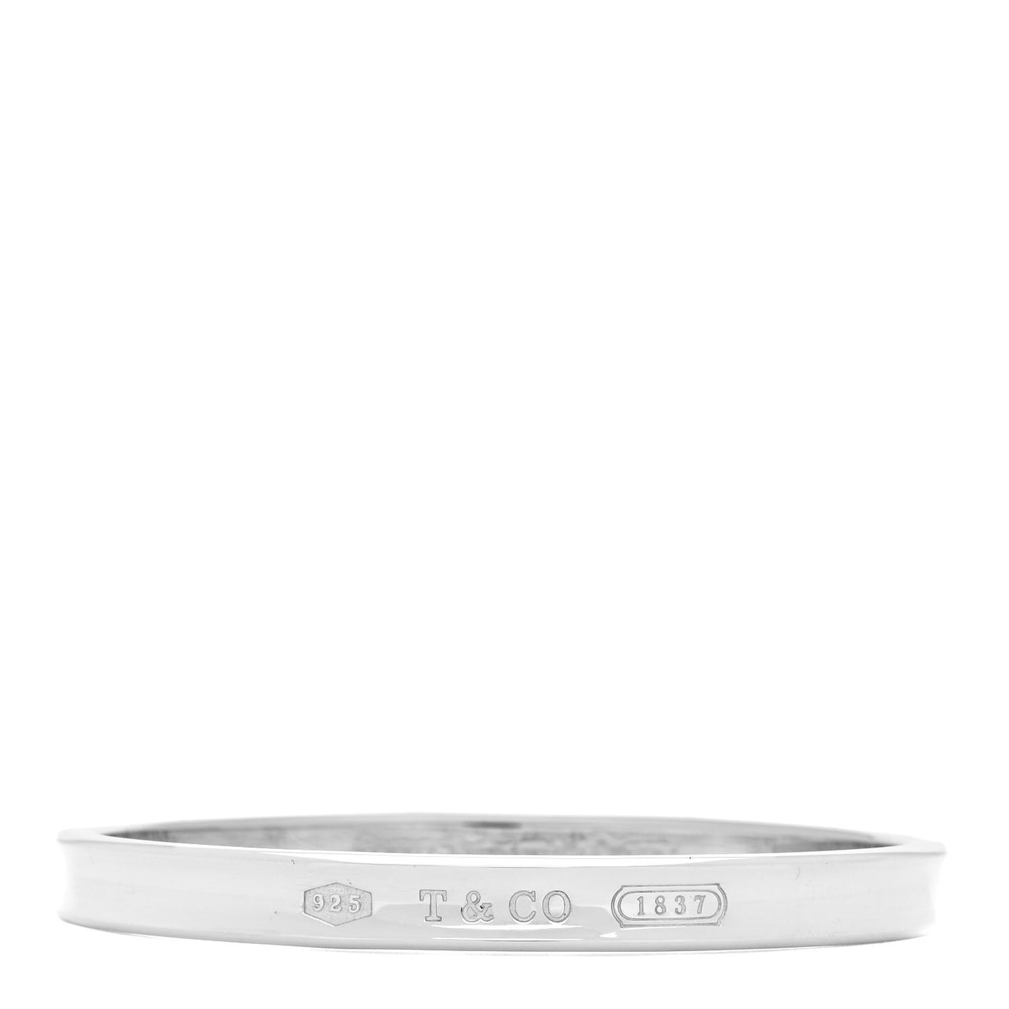 Sterling Silver Narrow 1837 Bangle Bracelet