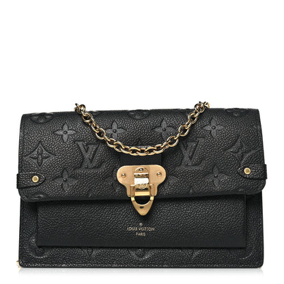 Louis Vuitton Empreinte Vavin Chain Wallet Black 1 of 8