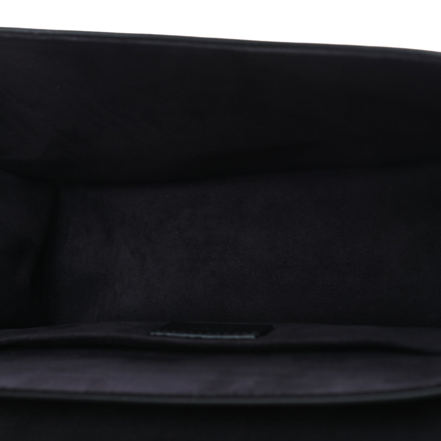 Fendi Vitello Century Velvet F is Fendi FF Kan I Shoulder Bag Black Tobacco 5 of 10
