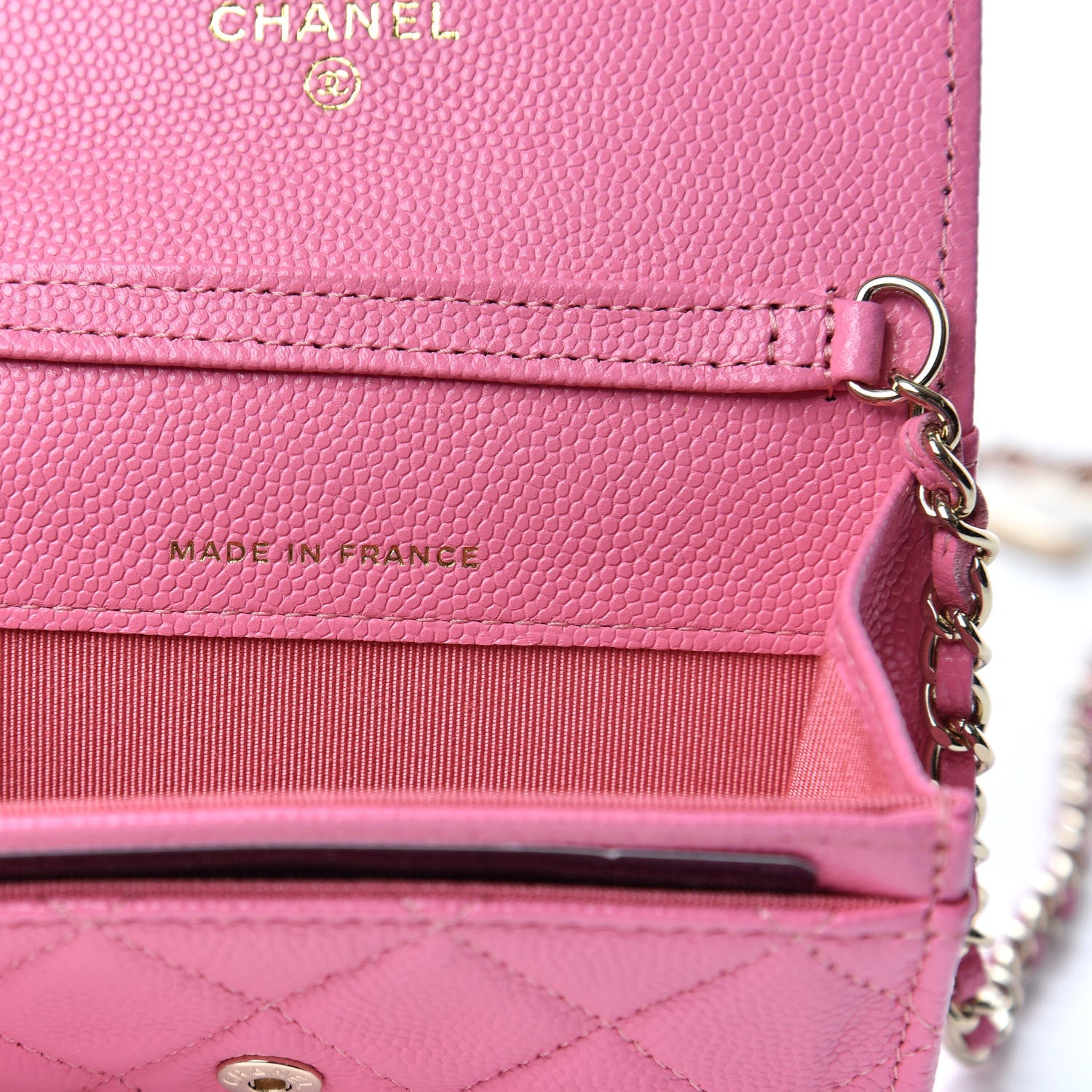 Chanel Caviar Quilted Belt Bag Pink 7 of 8