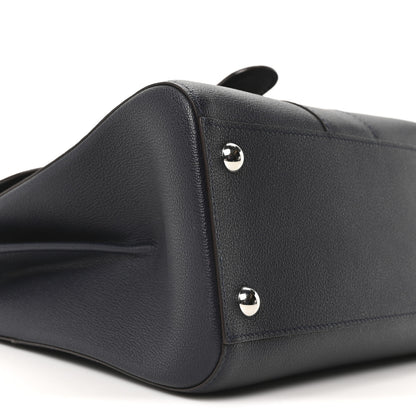 Delvaux Grained Calfskin PM Brillant Satchel Midnight 10 of 11