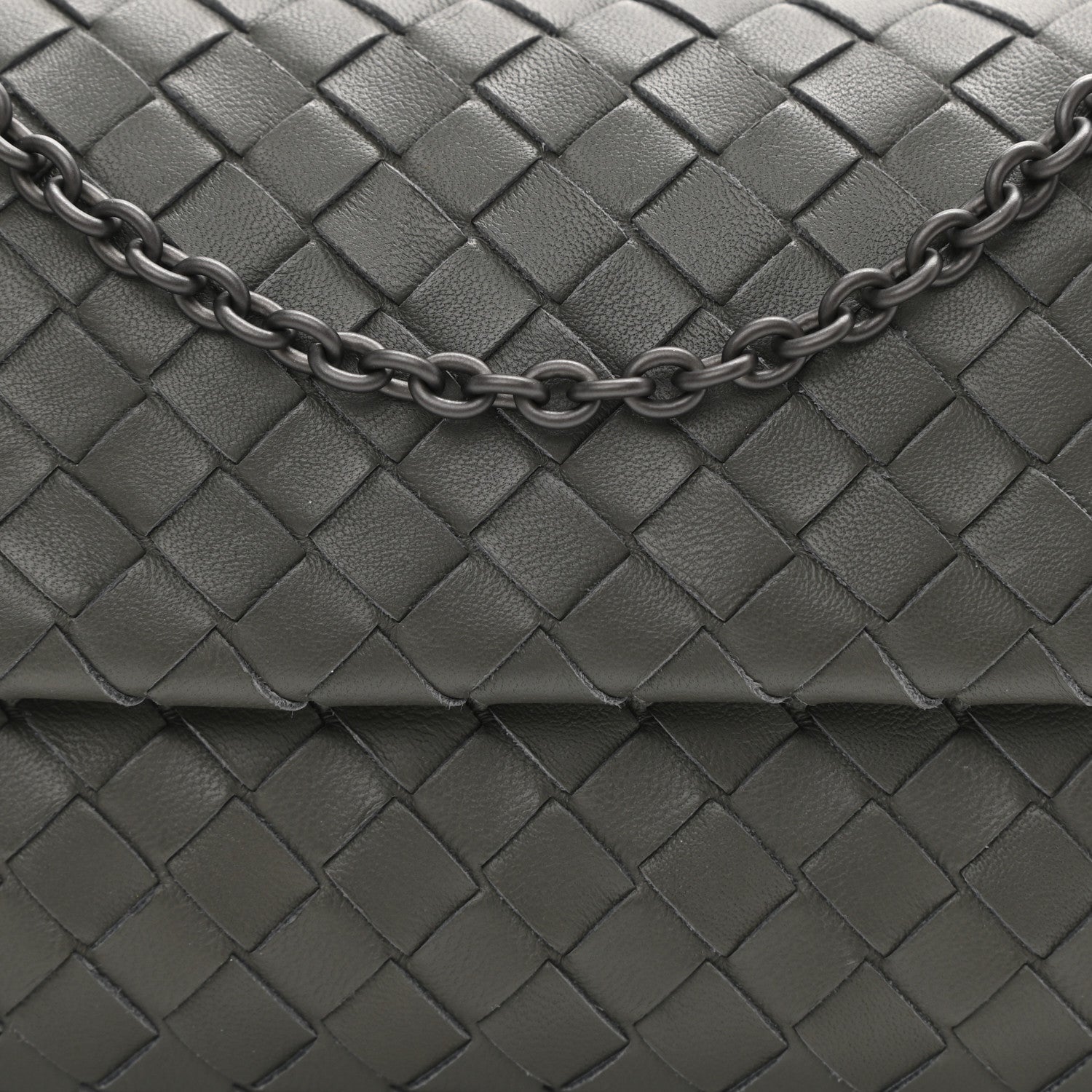 Bottega Veneta Nappa Intrecciato Mini Messenger Bag Light Grey 9 of 9