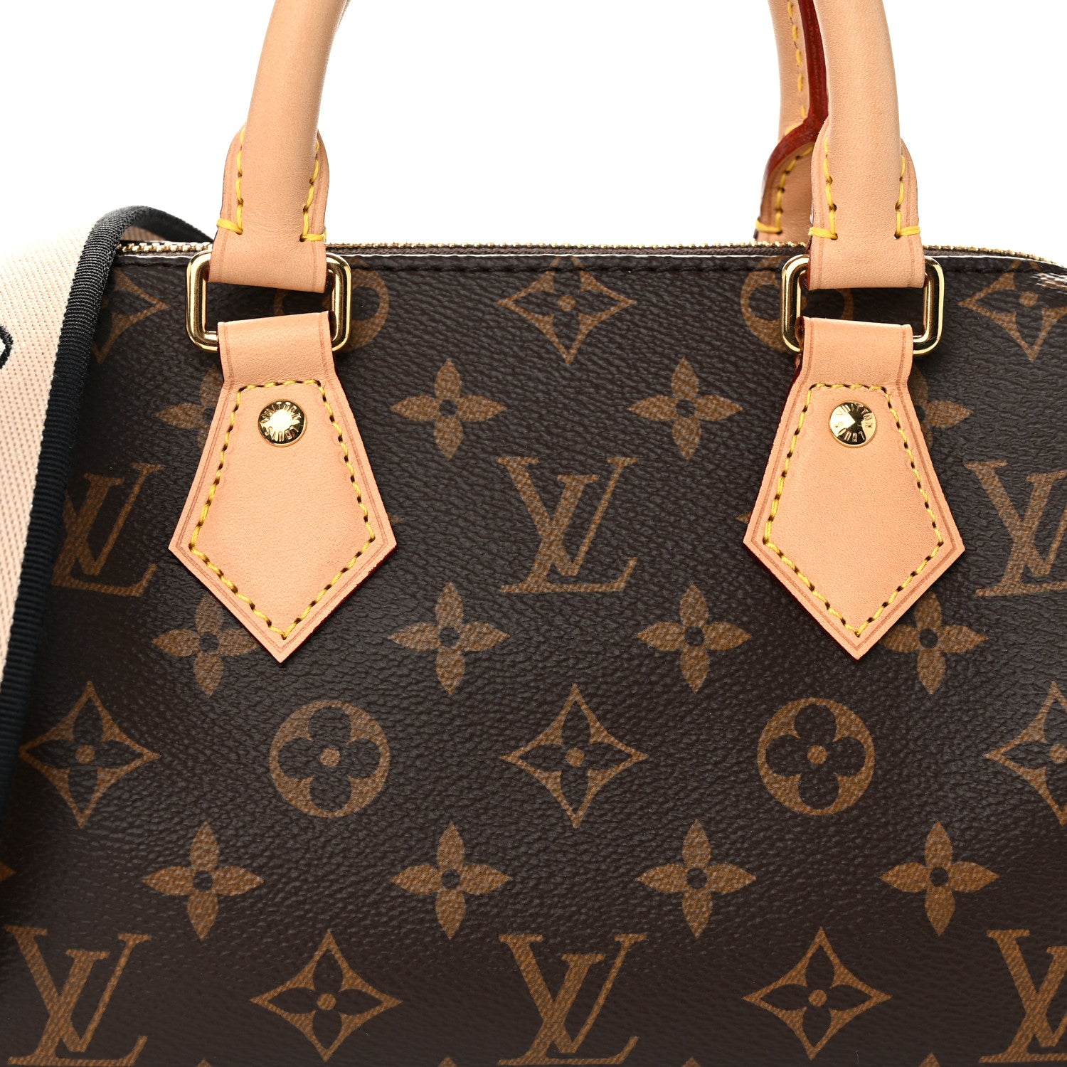 Louis Vuitton Monogram Speedy Bandouliere 20 Black 7 of 9
