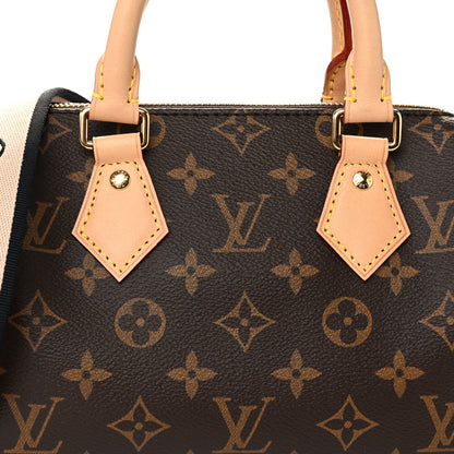 Louis Vuitton Monogram Speedy Bandouliere 20 Black 7 of 9
