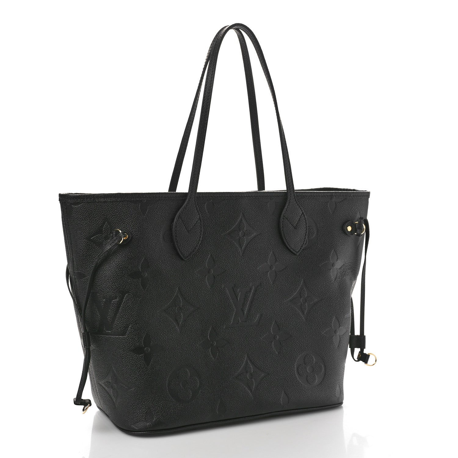 Louis Vuitton Empreinte Monogram Giant Neverfull MM Black 4 of 11