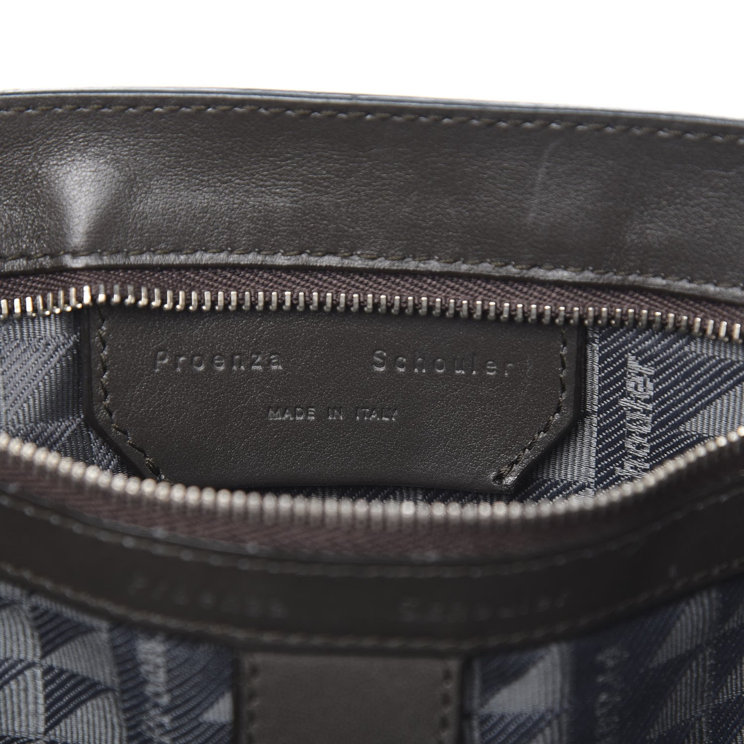 Proenza Schouler Suede Fringe Medium PS1 Satchel Blue 5 of 10