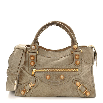Balenciaga Agneau Giant 21 Gold Hardware City Papyrus 1 of 16