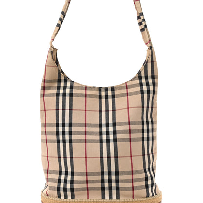 Burberry House Check Espadrille Bucket Bag Beige 7 of 13