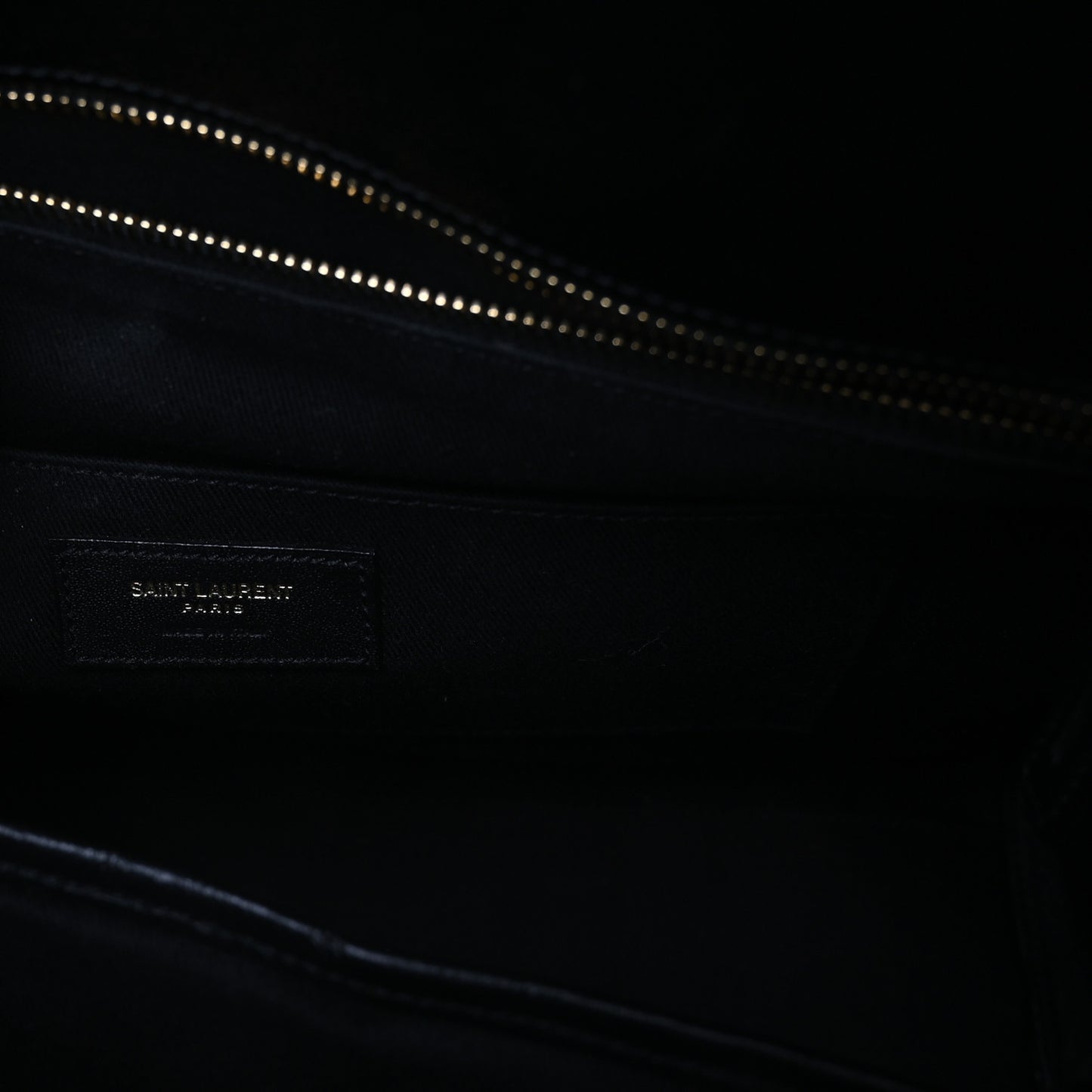 Patent Grain De Poudre  Sac De Jour Souple North South Tote Black