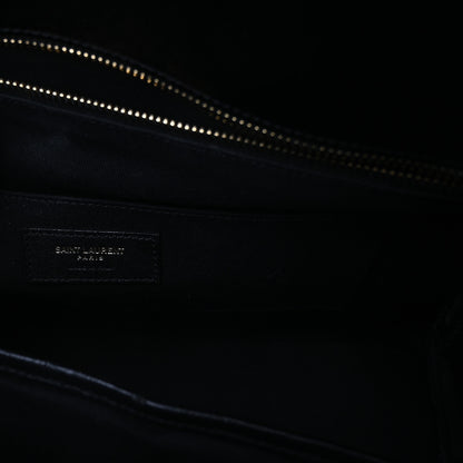 Saint Laurent Patent Grain De Poudre  Sac De Jour Souple North South Tote Black 6 of 14