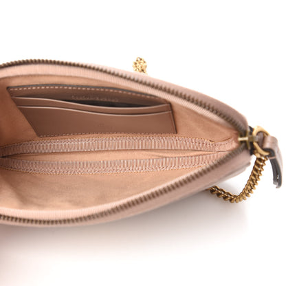 Gucci Calfskin Matelasse Mini GG Marmont Chain Crossbody Bag Porcelain Rose 5 of 10