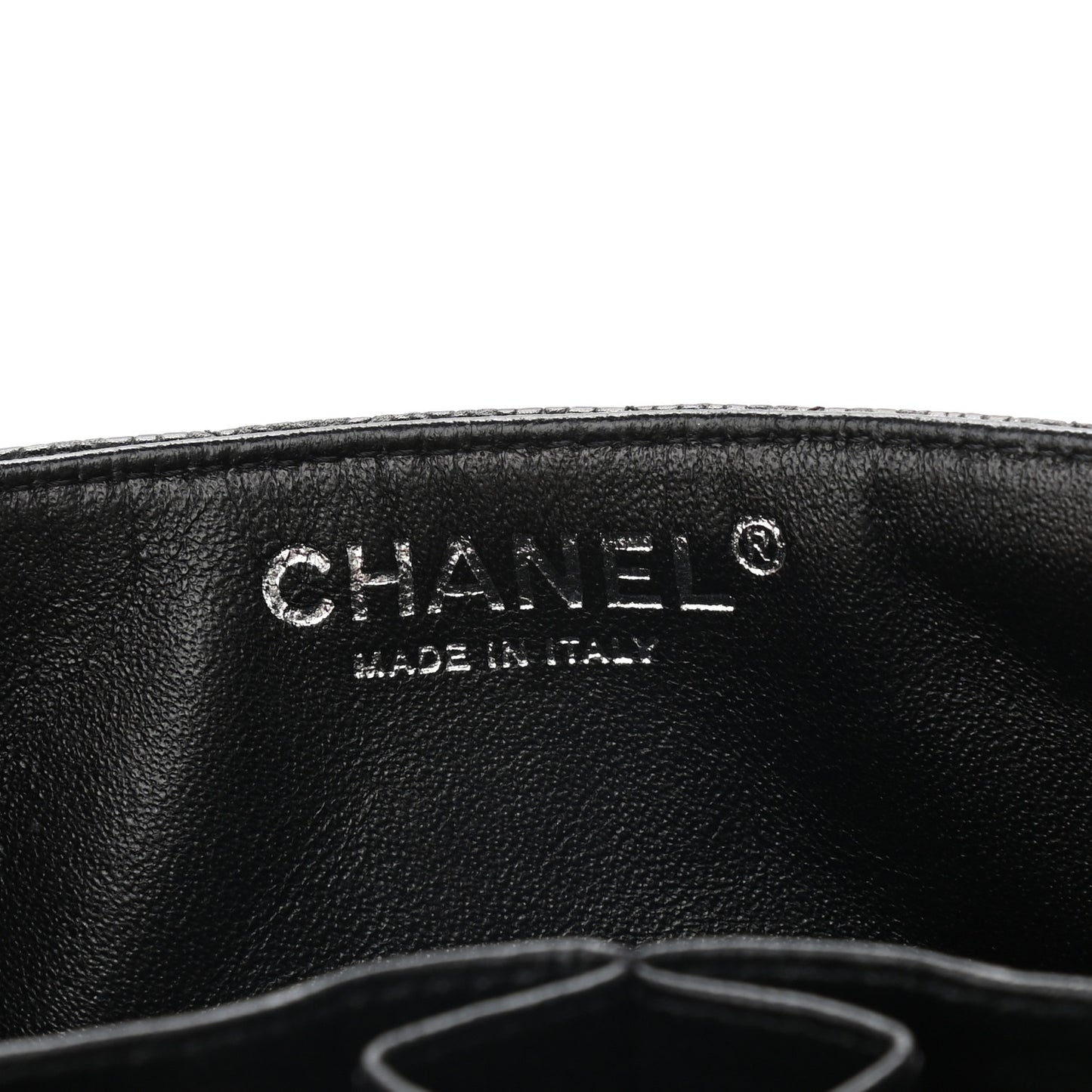 Caviar Quilted East West Flap Black