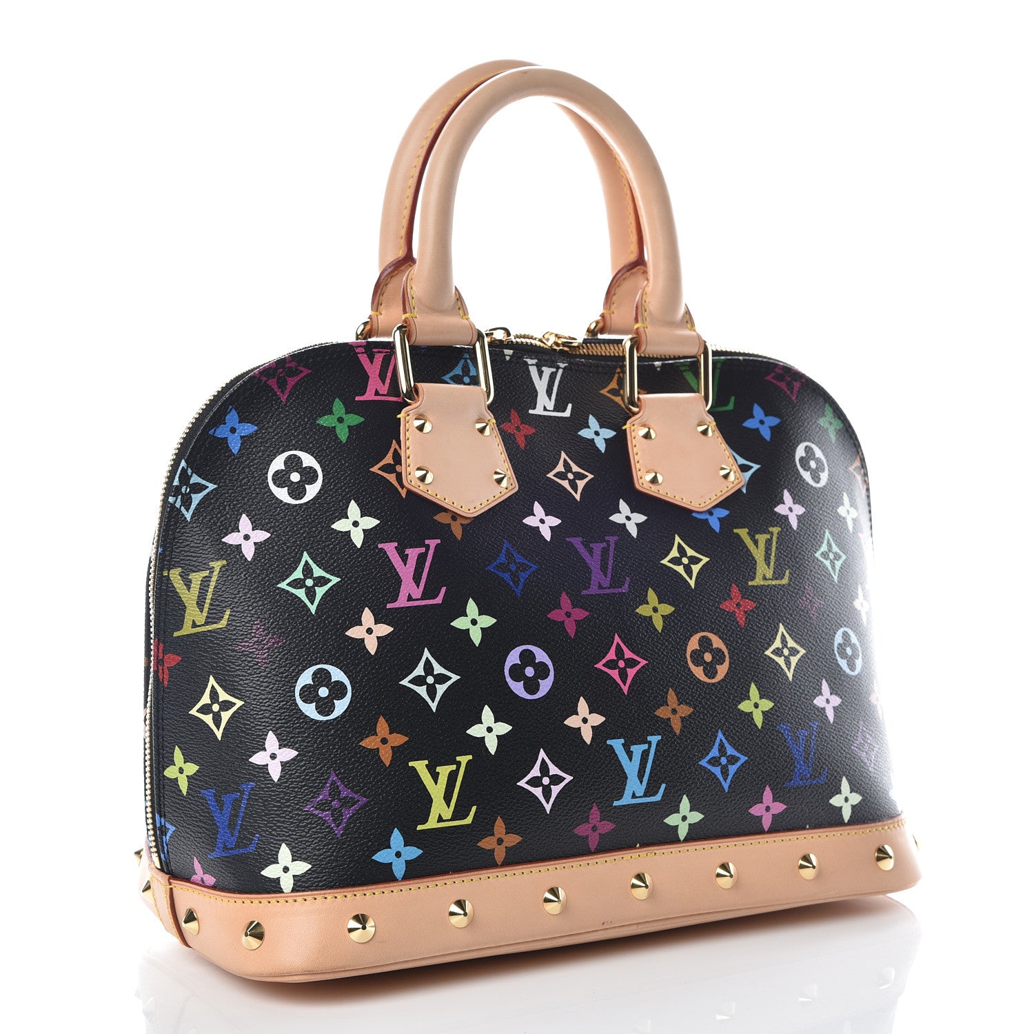 Louis Vuitton Monogram Multicolor Alma Black 3 of 12
