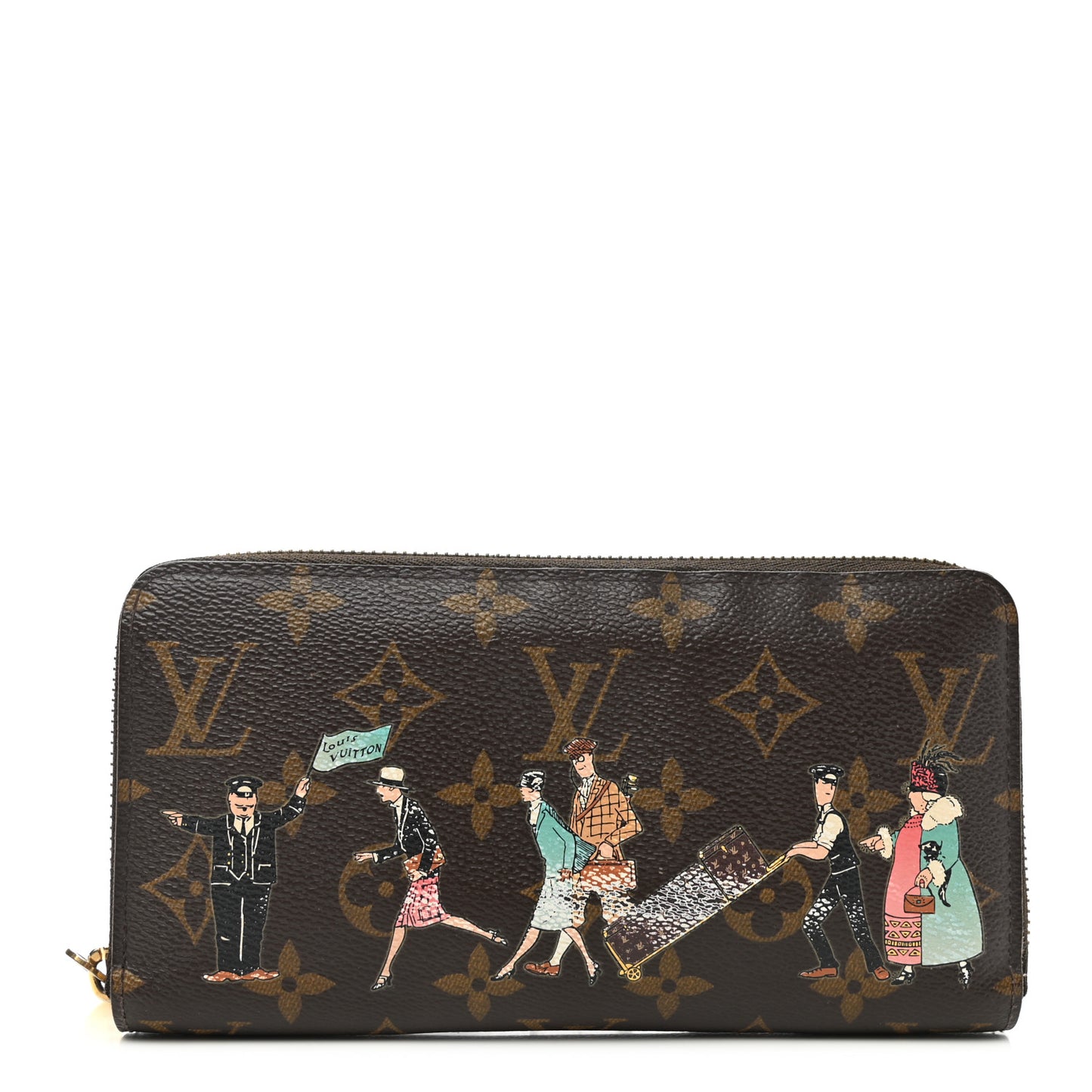 Monogram Illustre Zippy Wallet Rose