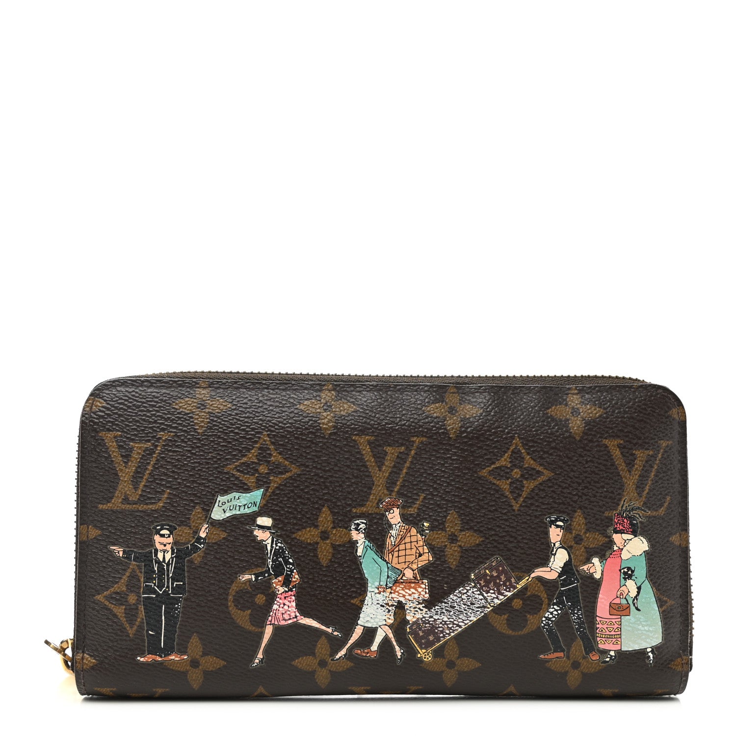 Louis Vuitton Monogram Illustre Zippy Wallet Rose 1 of 7