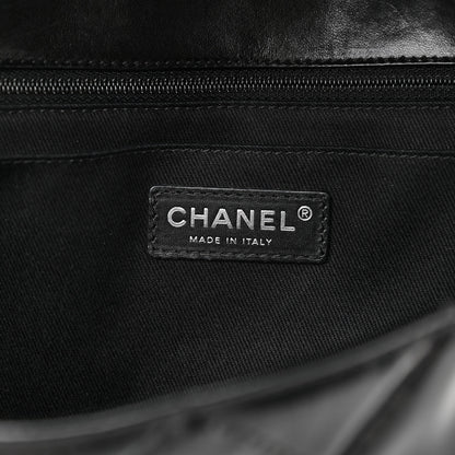 Chanel Vinyl Quilted In The Business Flap Bag Black 10 of 15