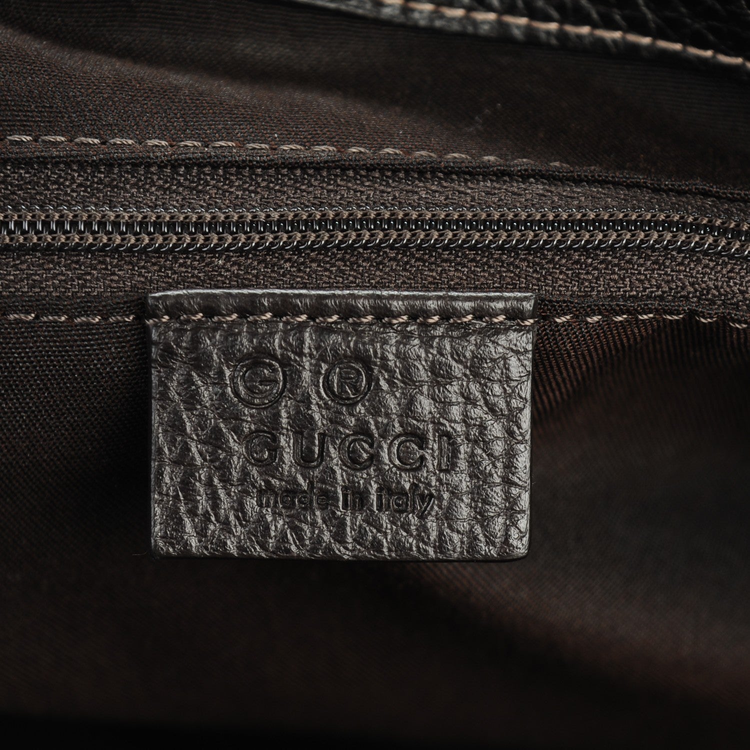 Gucci Crystal Monogram Medium Charmy Shoulder Bag Dark Brown 6 of 7