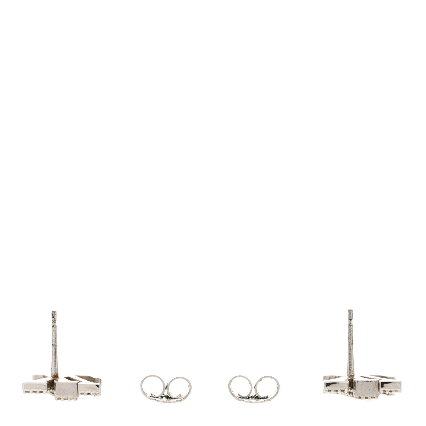 Crystal LV Iconic Earrings Silver