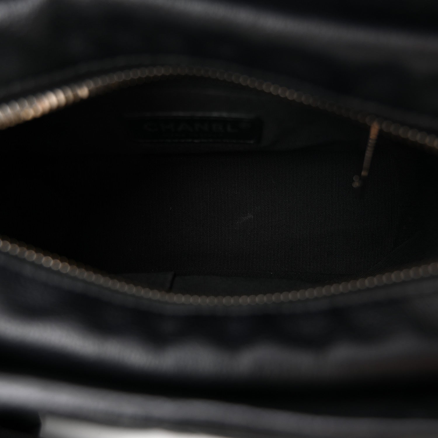 Chanel Patent Goatskin Quilted Small Gabrielle Hobo Black 5 of 9