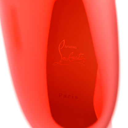Christian Louboutin PVC Loubirain 70MM Rain Boots 37 Bubble Gum 6 of 8