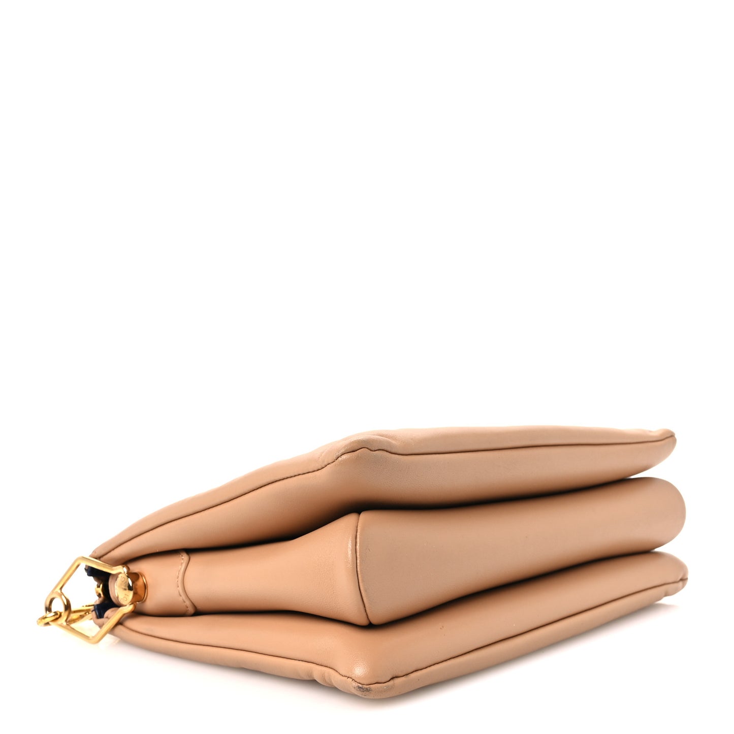 Lambskin Embossed Monogram Coussin PM Camel