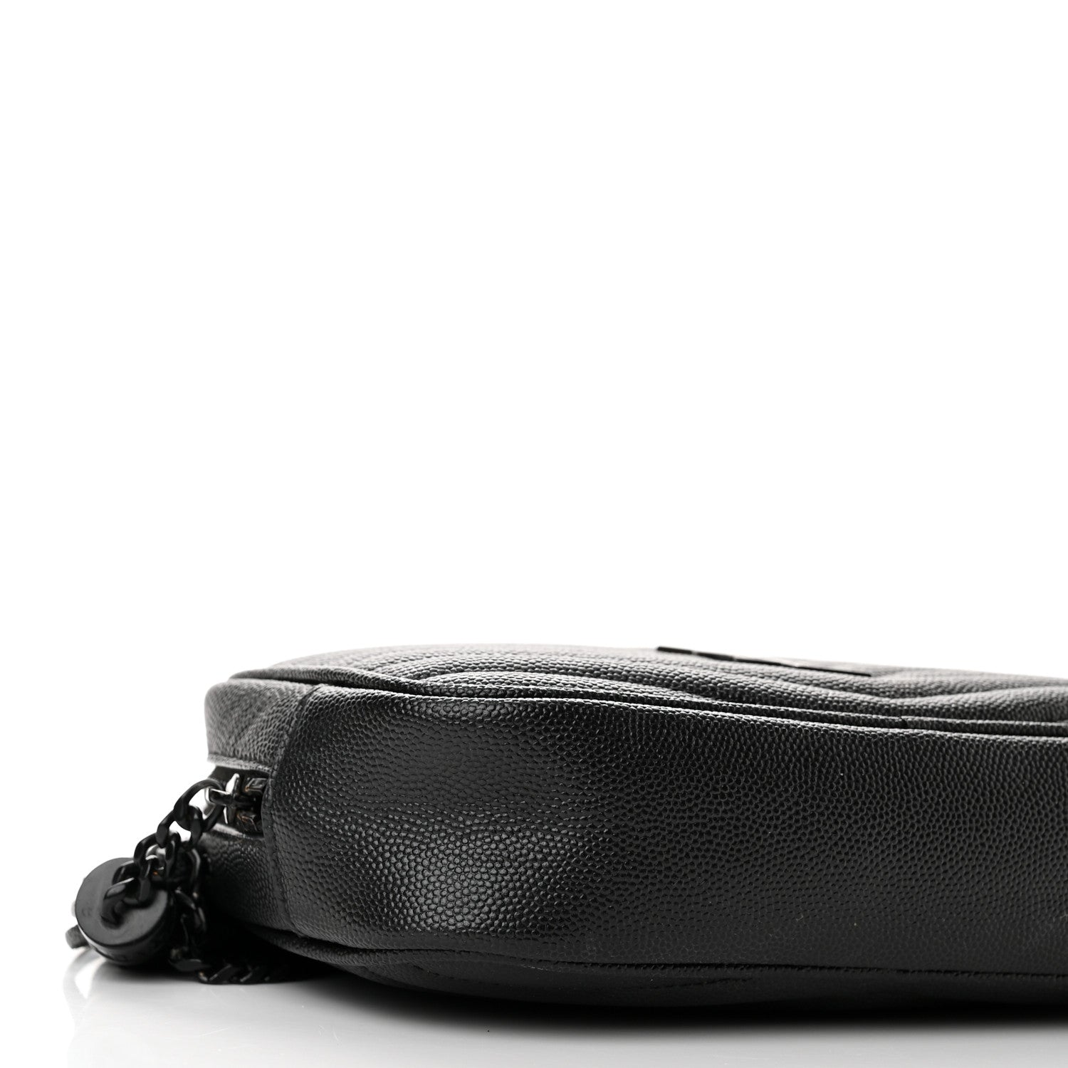 Saint Laurent Grain De Poudre Matelasse Monochrome Monogram Mini Lou Camera Bag Black 8 of 11