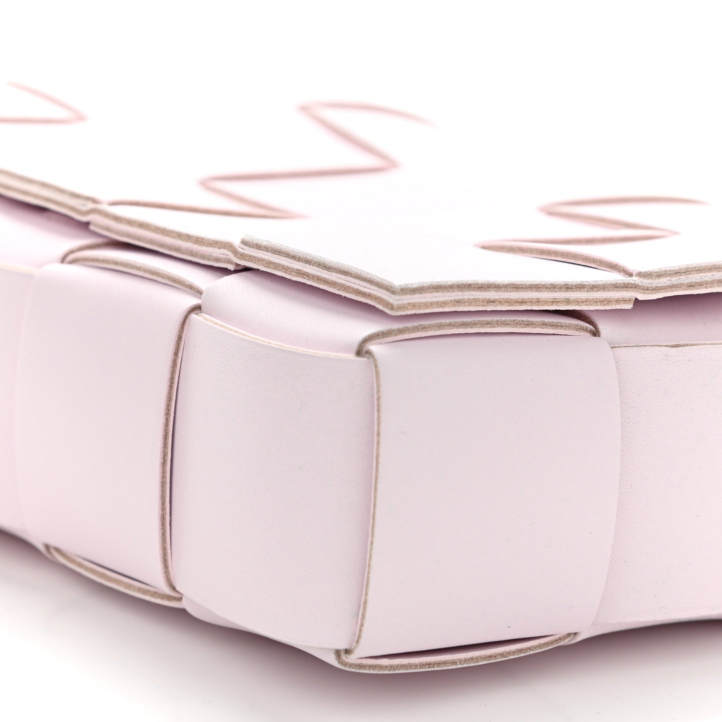 Lambskin Maxi Intrecciato Cassette Crossbody Bag Bliss Washed