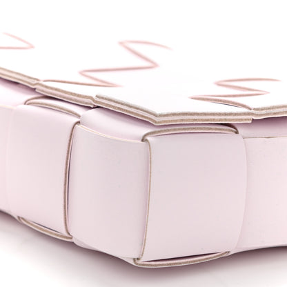 Bottega Veneta Lambskin Maxi Intrecciato Cassette Crossbody Bag Bliss Washed 9 of 9