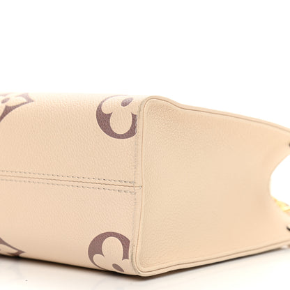 Louis Vuitton Empreinte Monogram Giant Onthego PM Creme Bois De Rose 10 of 11