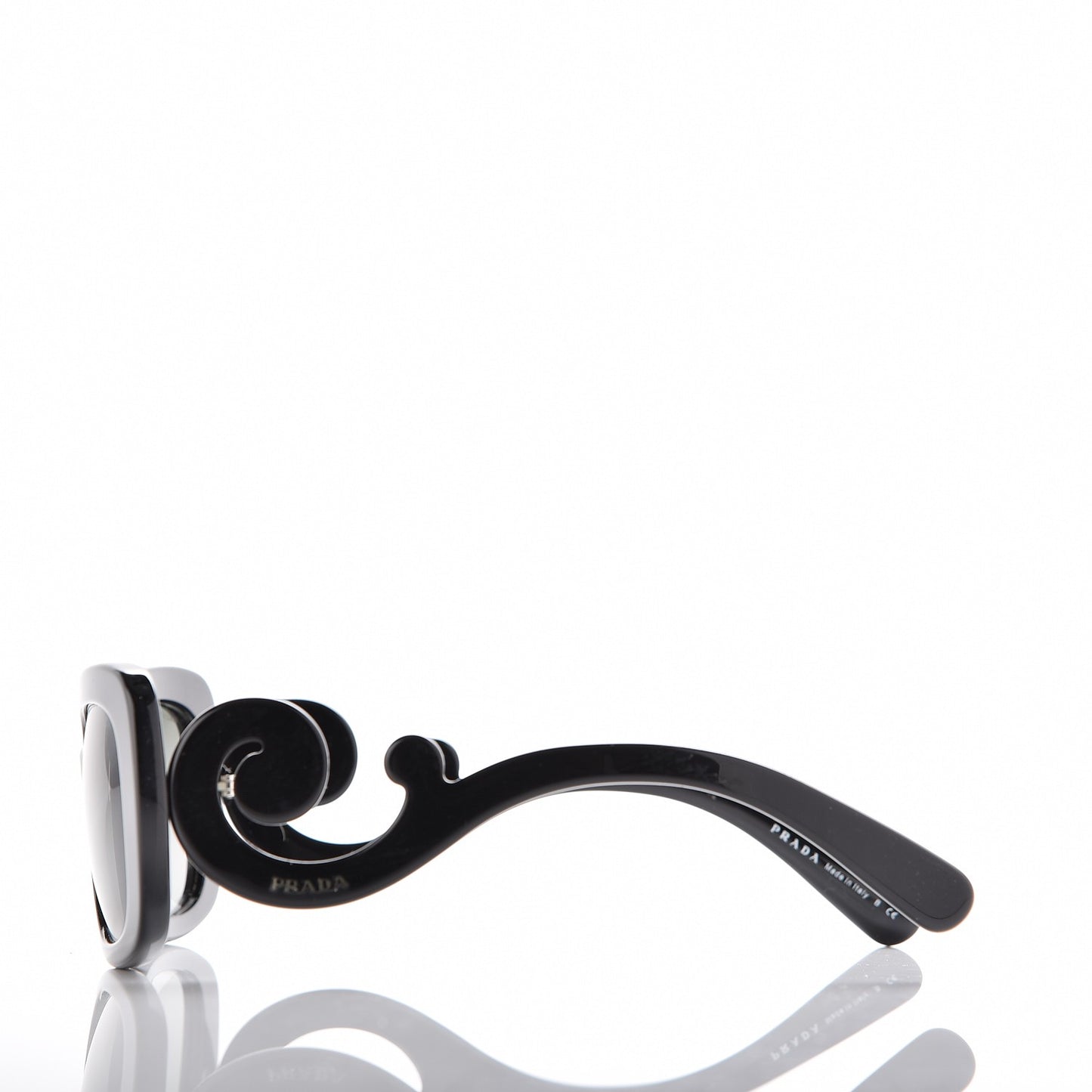 Acetate Baroque Sunglasses SPR 27O Black