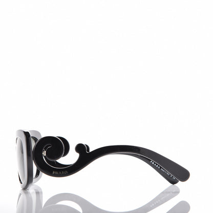 Prada Acetate Baroque Sunglasses SPR 27O Black 3 of 7