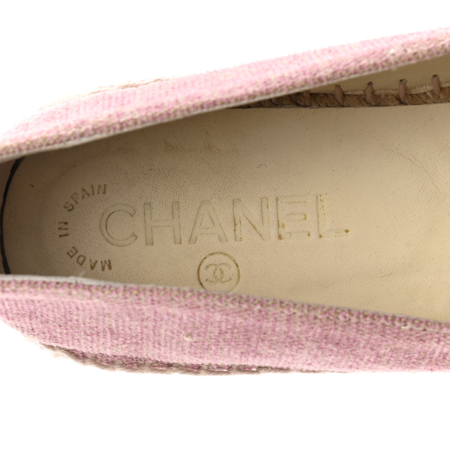 Toile Sequin CC Espadrilles 39 Pink Dark Pink