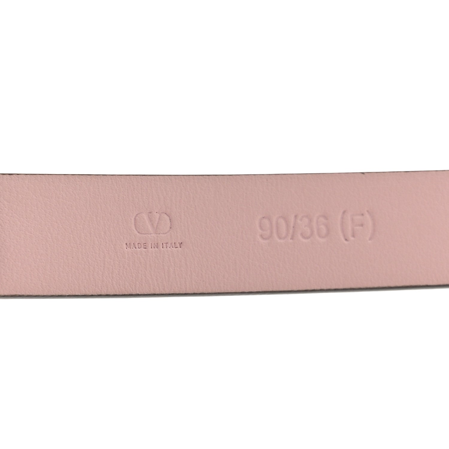 Valentino Garavani Calfskin Rockstud Belt 90 36 Light Pink 4 of 4