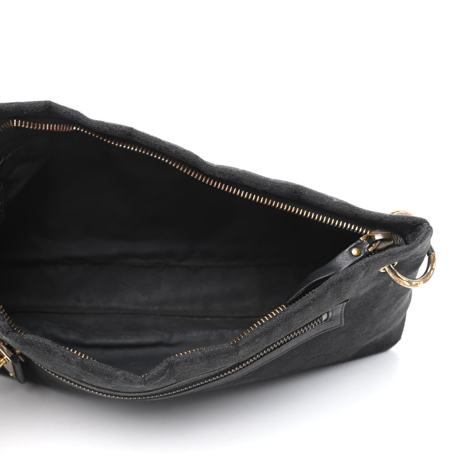 Gucci Monogram Chain Ellington Handbag Black 5 of 7