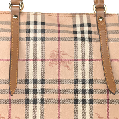 Burberry Haymarket Check Medium Salisbury Tote Camel 8 of 12