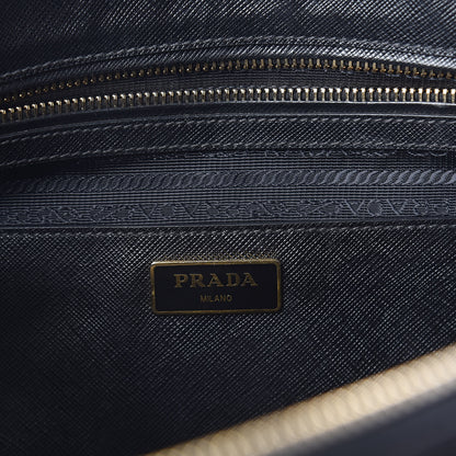 Prada Saffiano Large Galleria Double Zip Tote Black 6 of 9