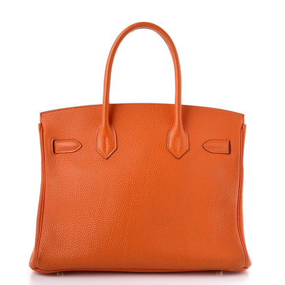 Hermes Togo Birkin 30 Orange 5 of 47