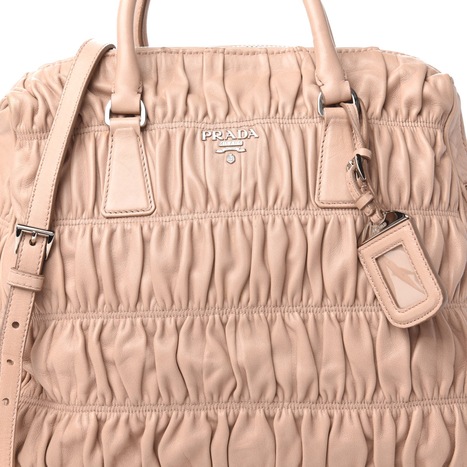Prada Nappa Gaufre Tote Cammeo 9 of 9