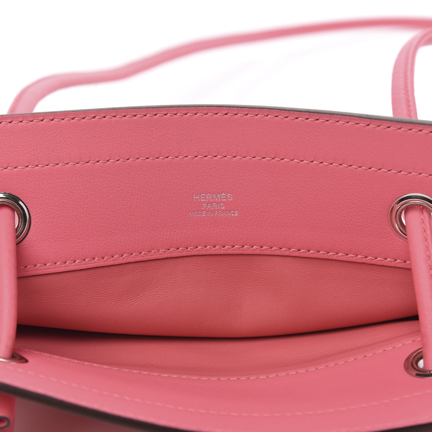 Hermes Milo Lambskin Swift Mini Aline Rose Azalee 6 of 11