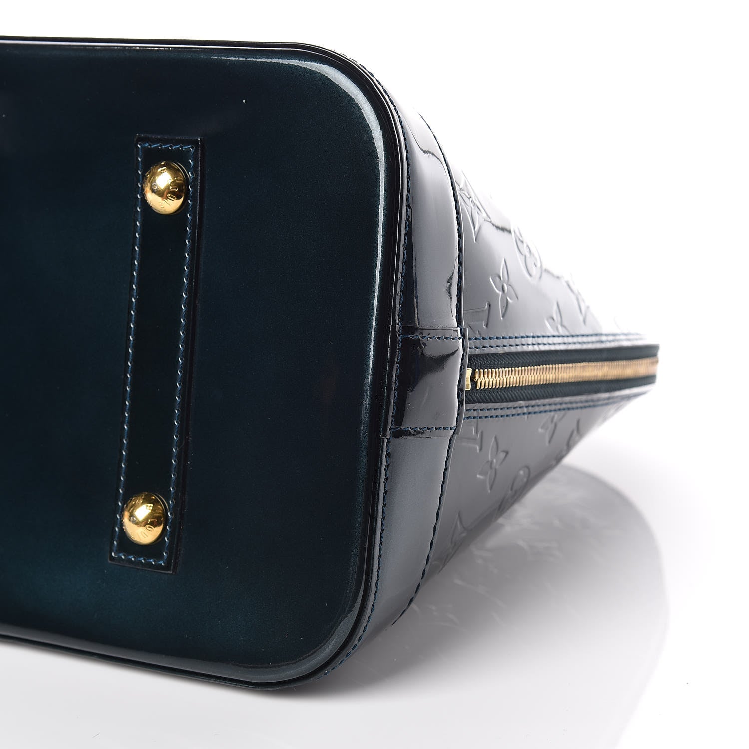 Louis Vuitton Vernis Alma GM Blue Nuit 9 of 9