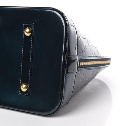 Louis Vuitton Vernis Alma GM Blue Nuit 9 of 9
