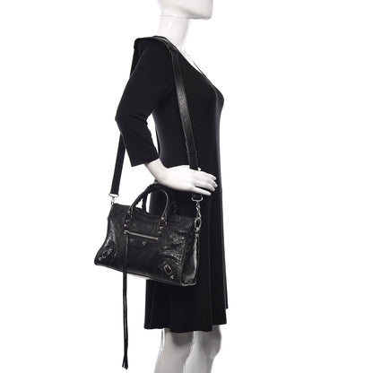 Balenciaga Agneau Classic Silver Hardware S City Black 2 of 10