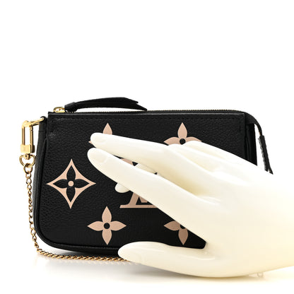 Louis Vuitton Empreinte Monogram Giant Mini Pochette Accessories Black 2 of 9