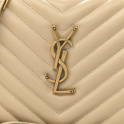 Saint Laurent Calfskin Matelasse Monogram Lou Camera Bag Ivory Natural 8 of 10