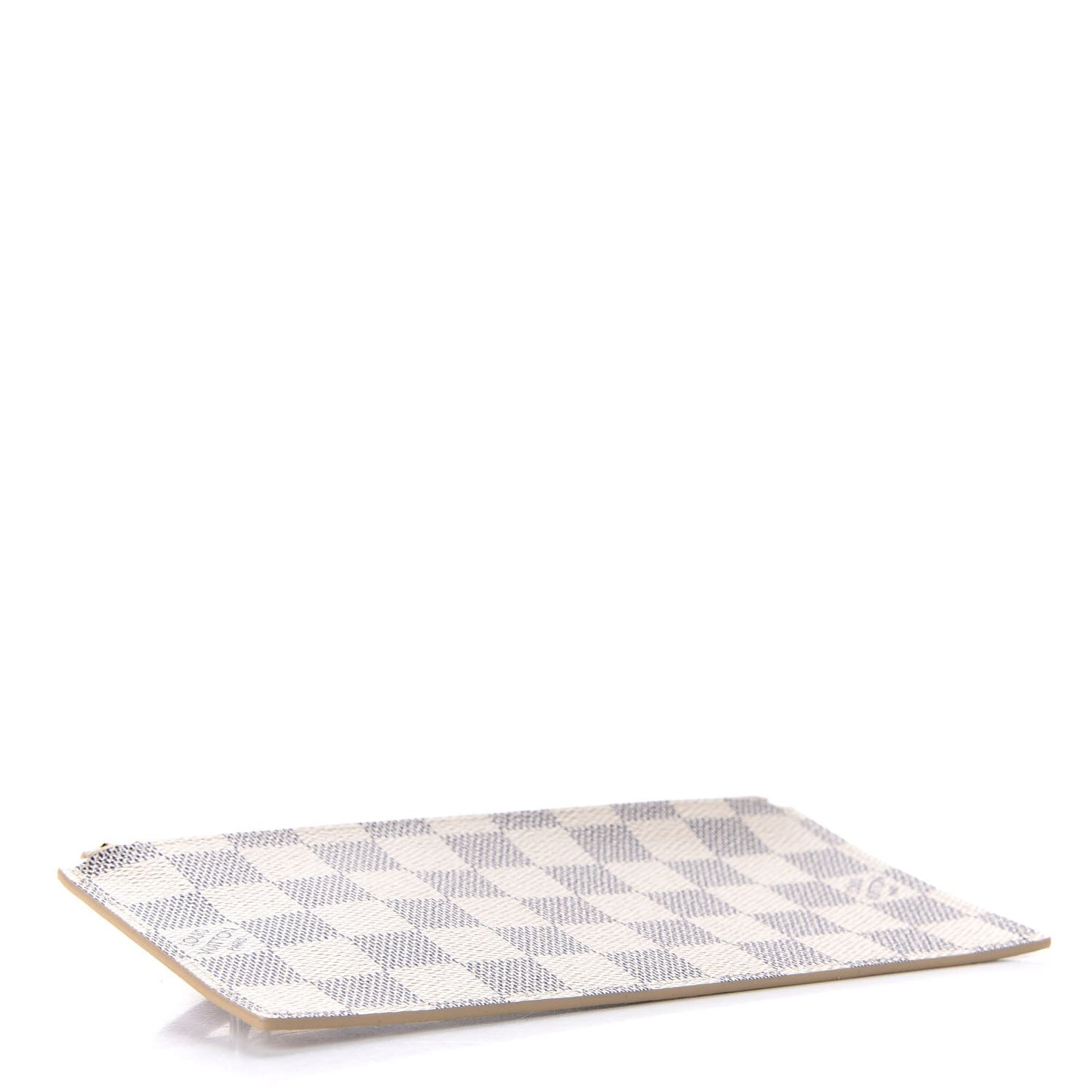 Damier Azur Felicie Chain Wallet Zippered Insert Rose Ballerine