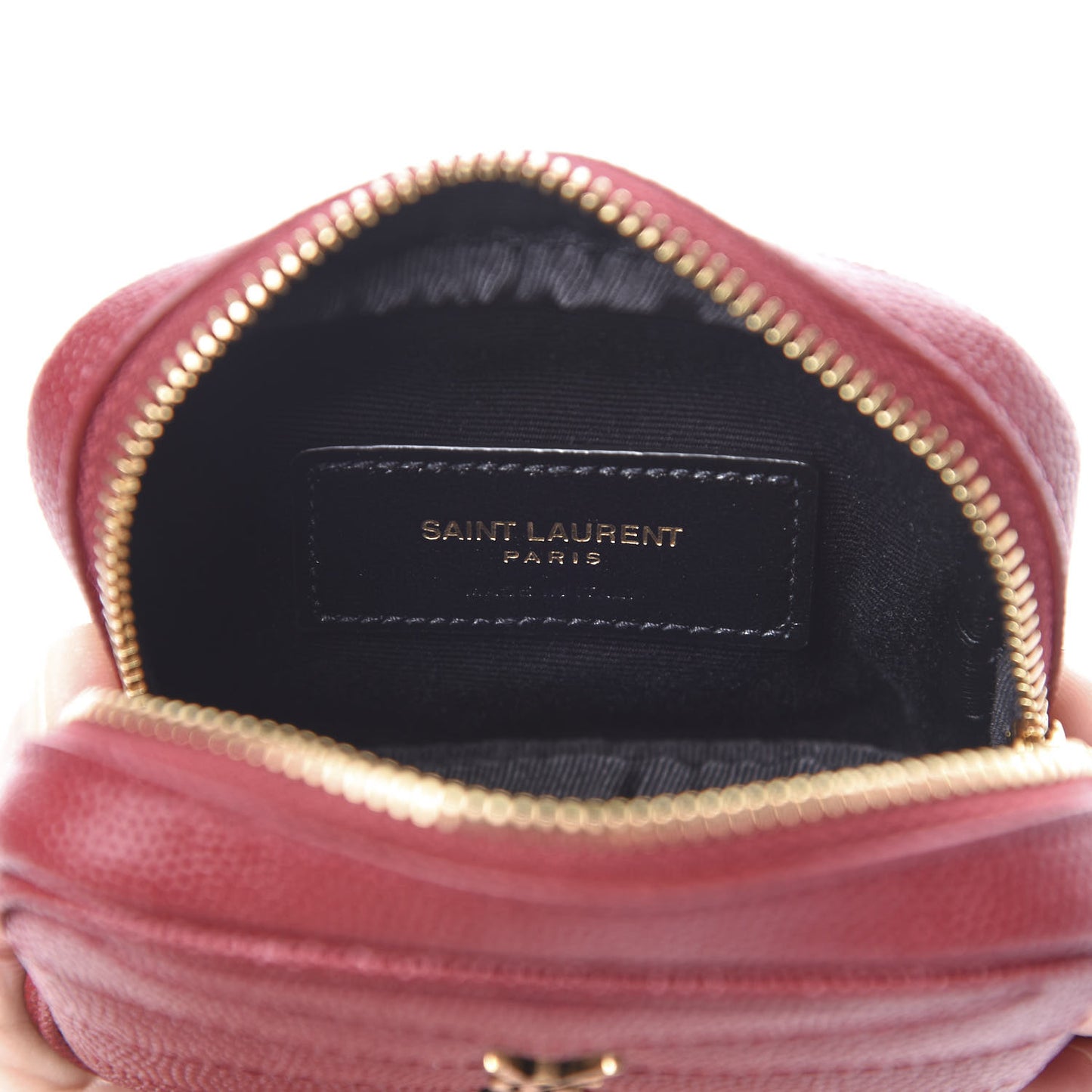 Grain De Poudre Matelasse Monogram Baby Lou Camera Bag Vinyle
