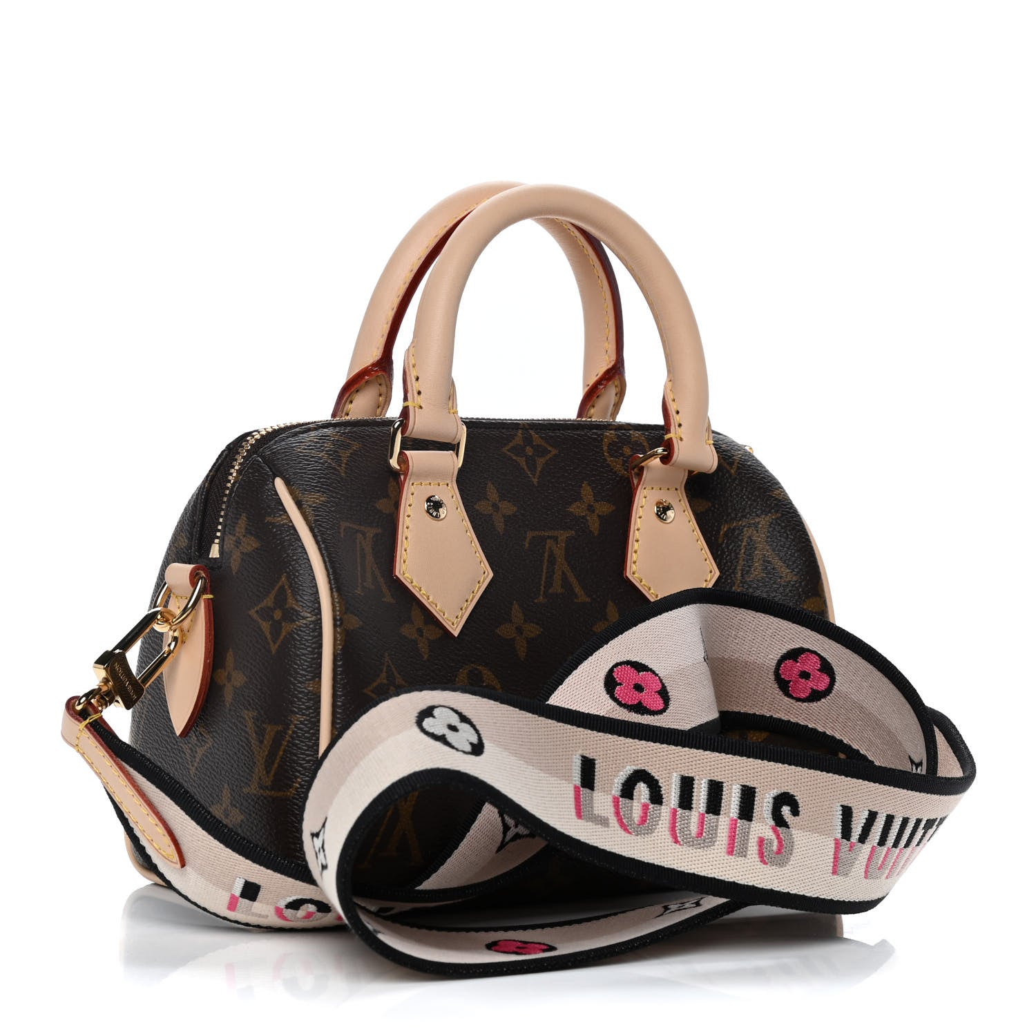 Louis Vuitton Monogram Speedy Bandouliere 20 Black 6 of 12