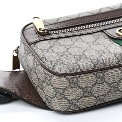 Gucci Soft GG Supreme Monogram Medium Ophidia Belt Bag Dark Brown 5 of 9