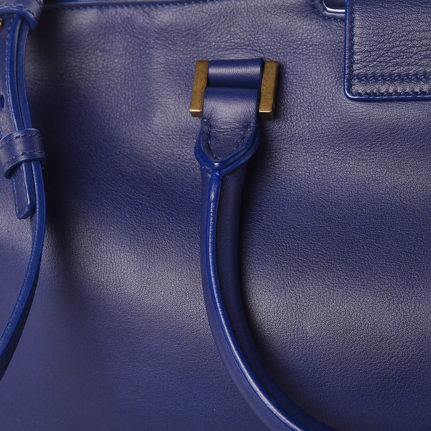 Saint Laurent Calfskin Small Classic Y Cabas Royal Blue 12 of 12