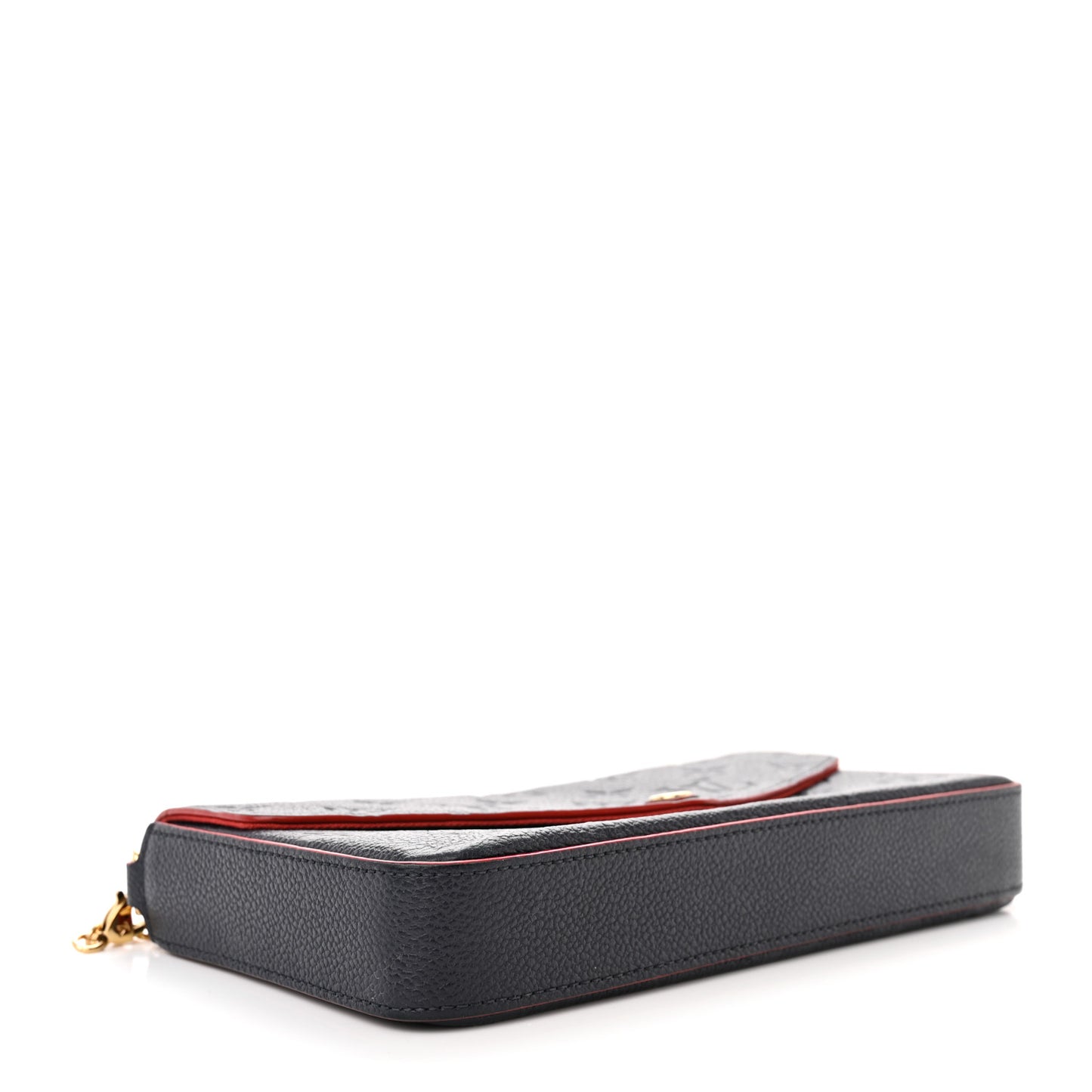 Empreinte Pochette Felicie Chain Wallet Marine Rouge
